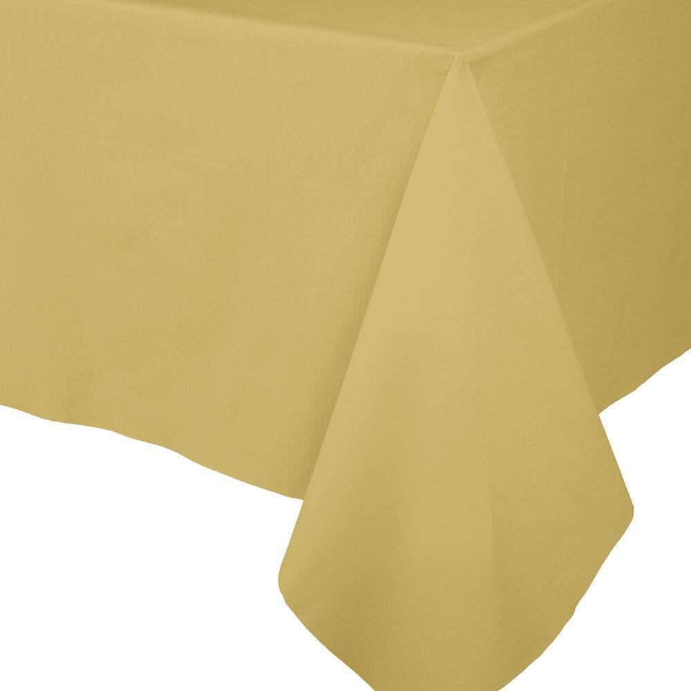 Gold Paper Linen Table Cover